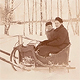 Петр Сергеевич Жинкин и Яков Андреевич Гладышев (фото 1903 г.)